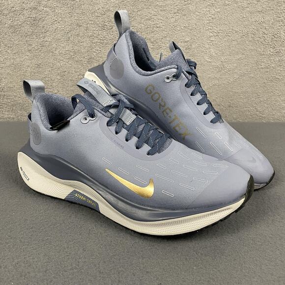 Nike Pegasus Trail 4 GORE-TEX Shoes Womens Size 8.5 Gray Blue React FB2197-400 - Picture 1 of 14